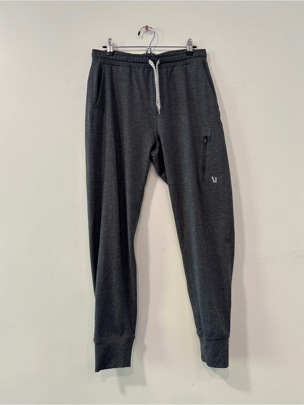 VUORI Men's Sunday Performance Jogger Size S Charcoal Heather Gray Athleisure